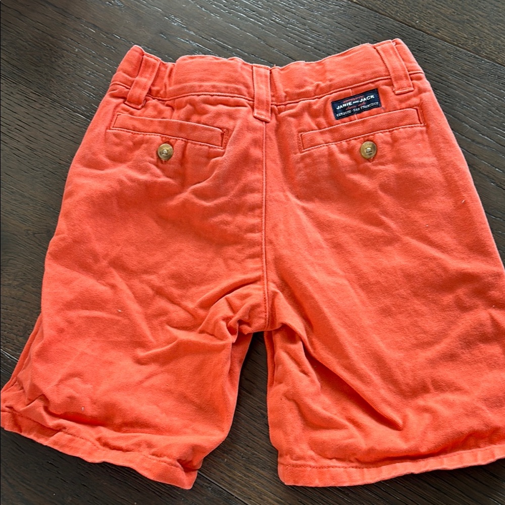 Janie and Jack Orange Kids Shorts